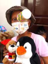 Child with new toys