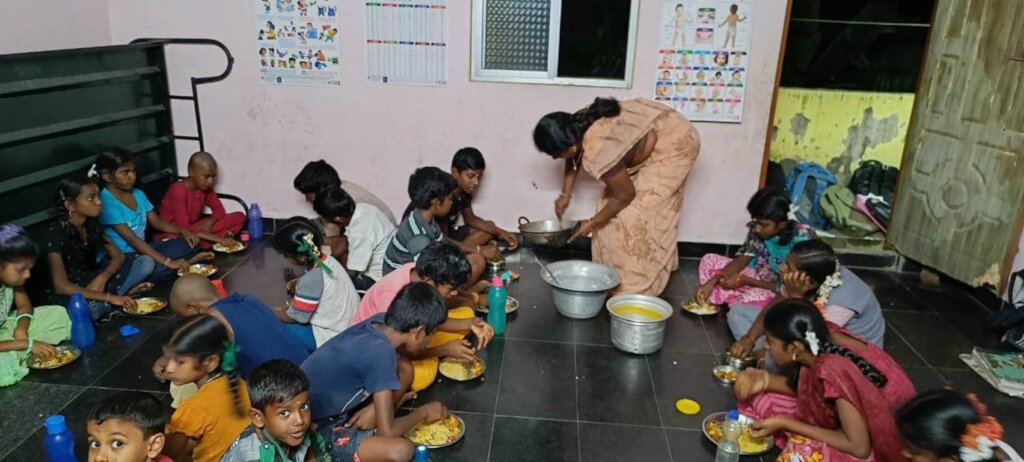 Provide meals to 240 poor tribal children