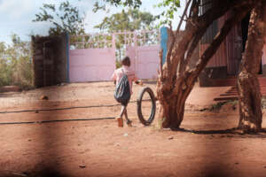 Playing with a tyre