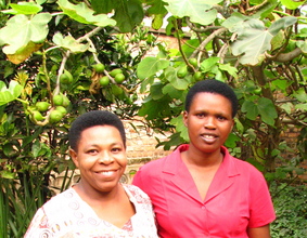 A girl and her elder after storytelling