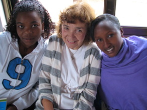 Donna with two counselors at ASYV