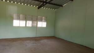 Interior of the new classrooms.