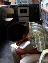 A student from Sabaneta studying
