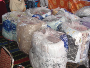 blankets more than 358 distributed to 148 families