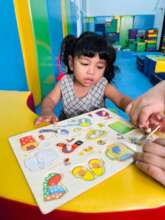Moana learning fine motor skills