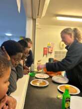 Learning how to make  pancakes