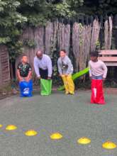 At Destiny Children SEN club-doing racing