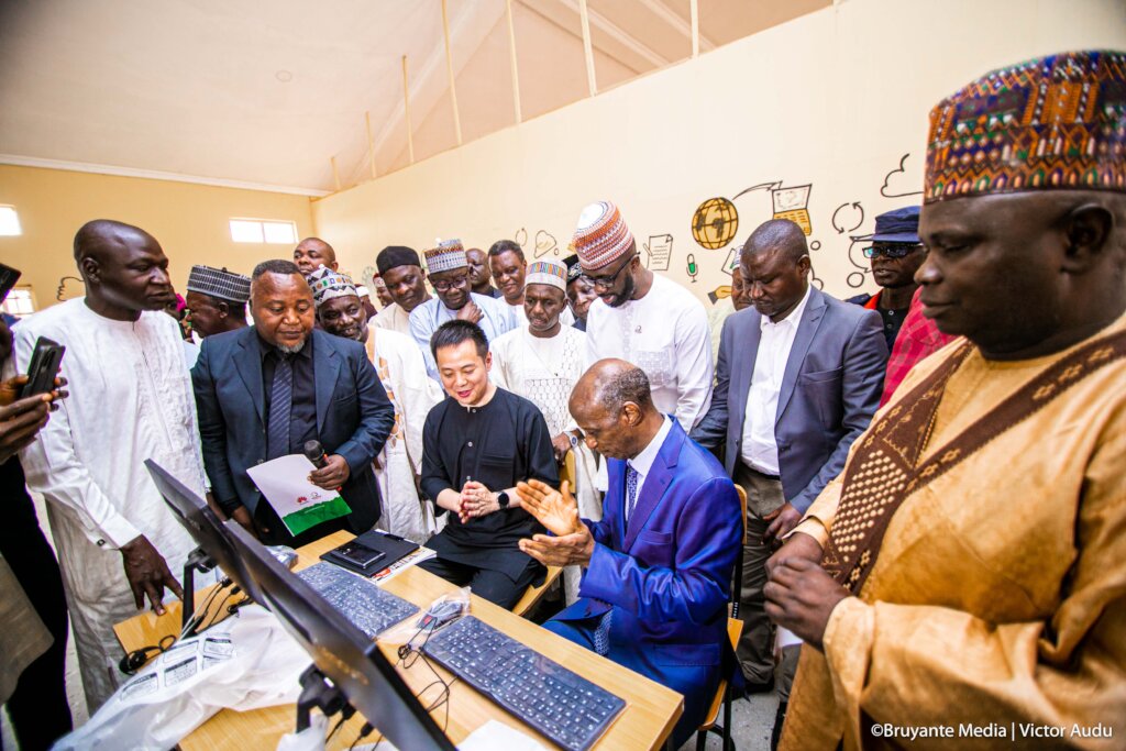 Representative of Huawei at the ICT Lab Launch