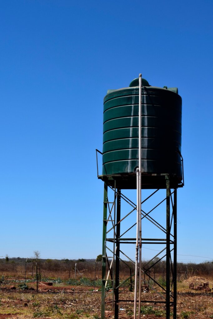 Proposed well and water tower