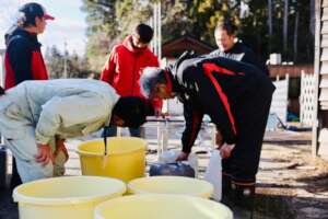 Distributing clean water