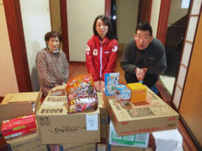 Delivering the foods to people with disabilities