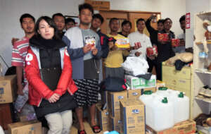 AAR staff member and Indonesian intern trainees