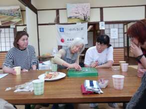 Participants enjoying a game at a community center
