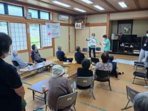 Brain-stimulating exercises performed to music