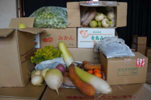 Fresh vegetables delivered from Mabuchi Farm