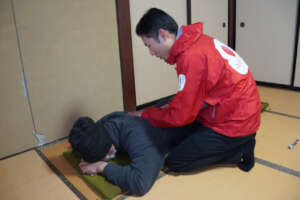 An acupuncture and moxibustion massage treatment
