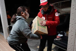 AAR staff delivered relief supplies