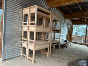 Building class room furniture