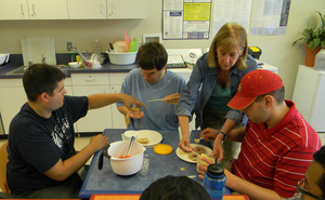A snack group class