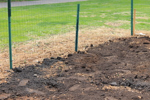 A garden plot finally ready for planting!