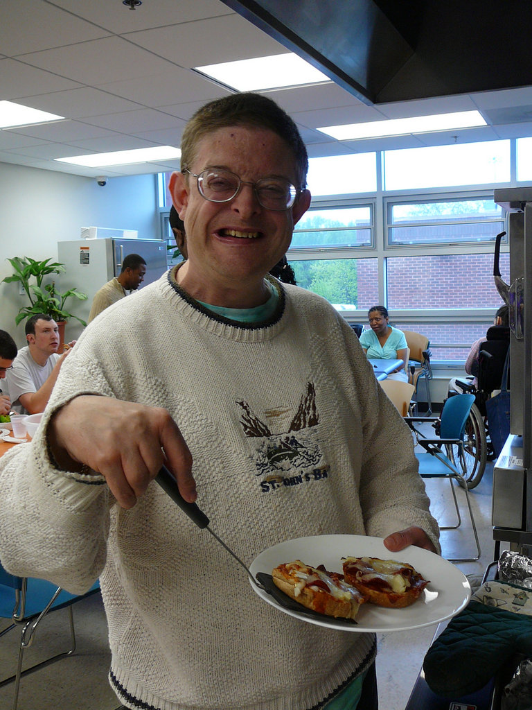 Teach healthy living skills to adults with autism