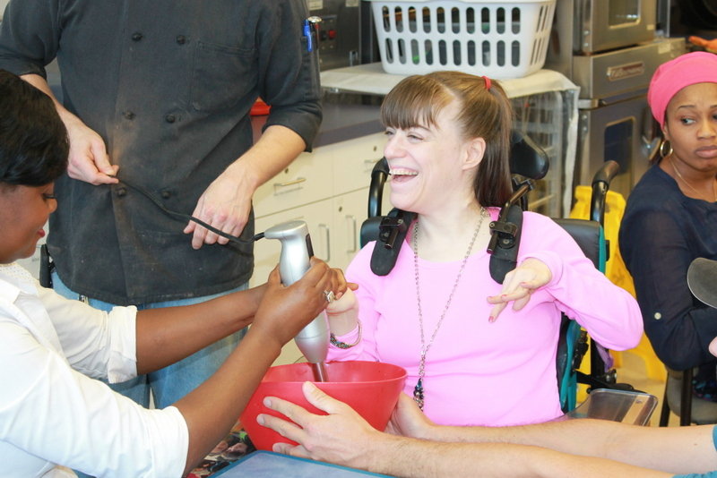 Teach healthy living skills to adults with autism