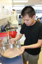 Mixing the dry ingredients