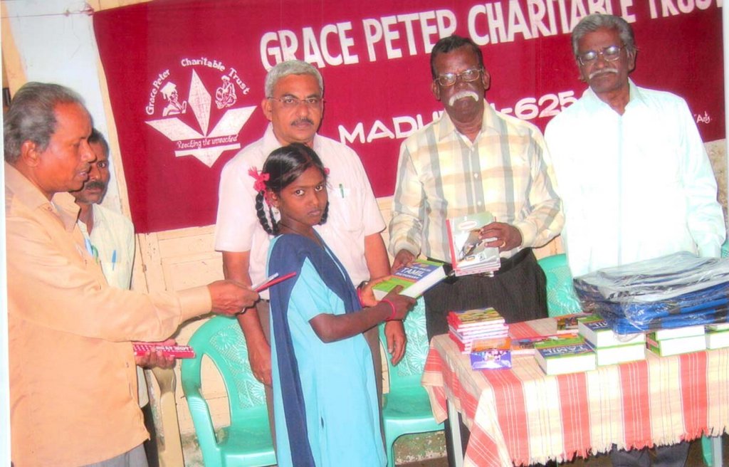 Educational support to a orphanage school student