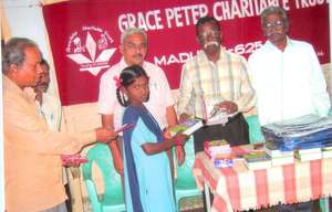 Educational support to a orphanage school student