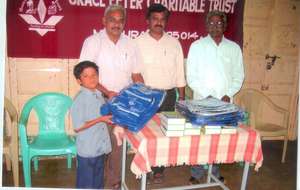 Educational support to a orphanage school student