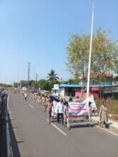 200 Children go for a rally as a part of awareness