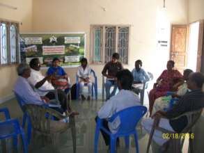 Mr.N. Krishnasamy addressing youth on pest control