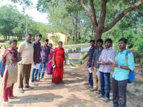 Few of them attending nursery growing class