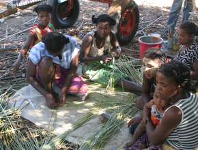 Straw mattress and basket weaving already exists