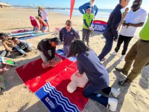 CPR Training during World Drowning Prevention Day