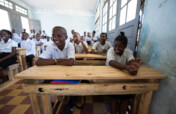 School bench building in Madagascar