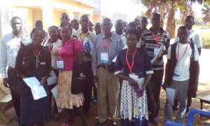 Team of volunteers ready to conduct their work