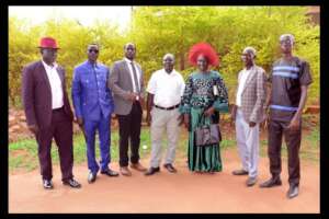 Group photo after their meeting: Members of Boar