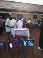 KIFA team with the community: visit the sick