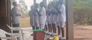 Students are being trained to roll down program