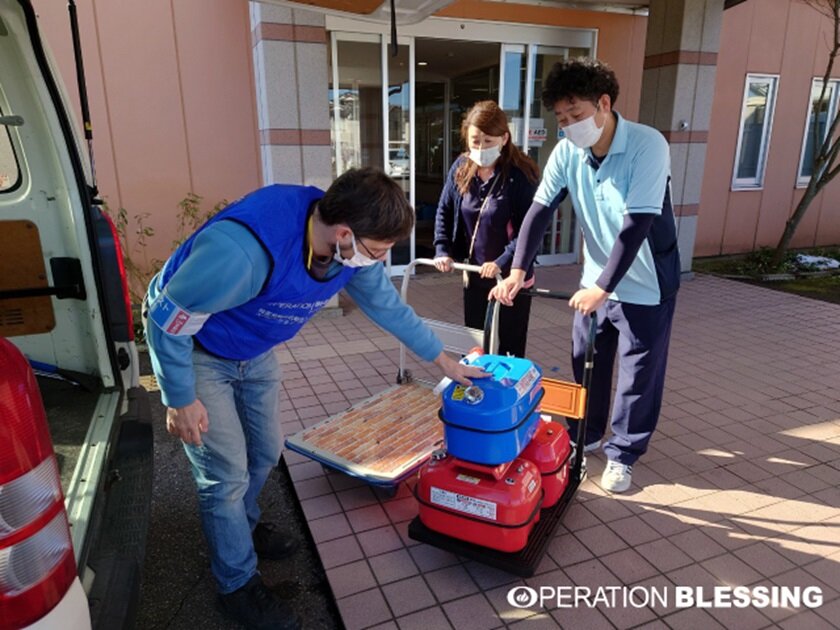 Urgent Relief for Earthquake Survivors in Japan