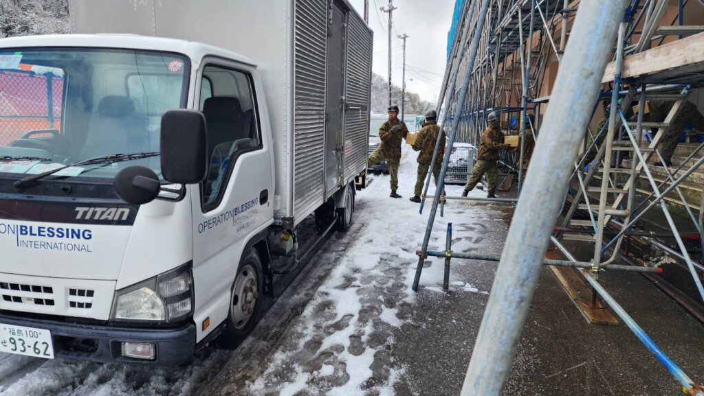 Urgent Relief for Earthquake Survivors in Japan