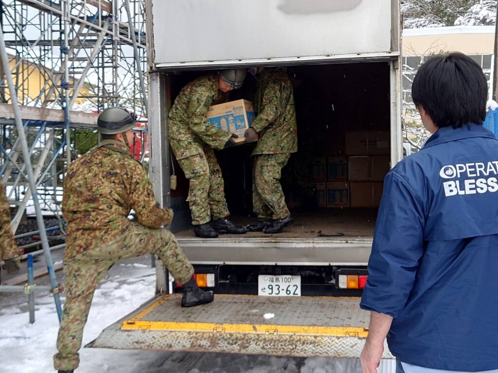 Urgent Relief for Earthquake Survivors in Japan
