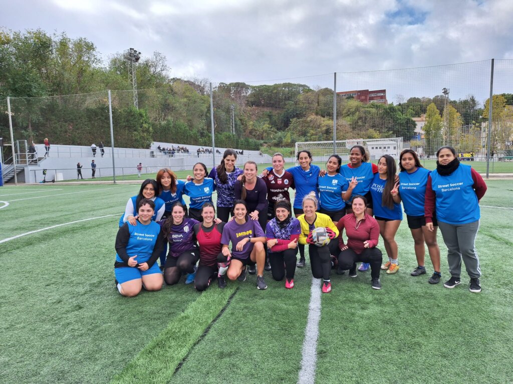 Right to sport. Homelessmess&Refugees. Barcelona