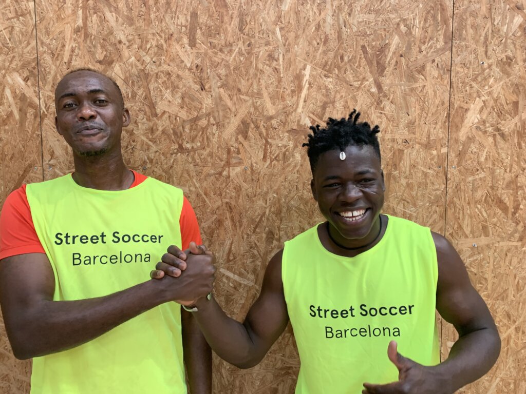 Right to sport. Homelessmess&Refugees. Barcelona