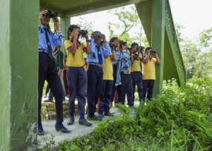 Birdwatching and species identification class