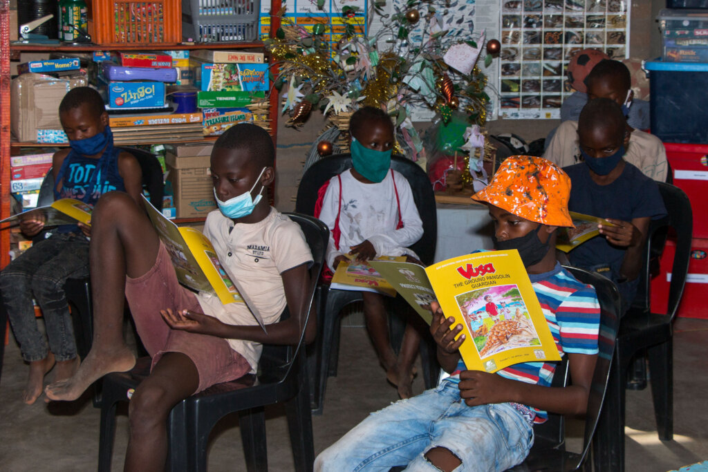 Hanging out with friends