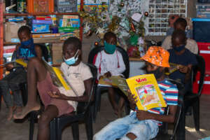 Hanging out with friends