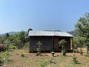 The Village Leader's house being used by the schoo