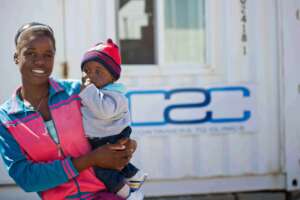 Mother and Child Attend a Medical Appointment